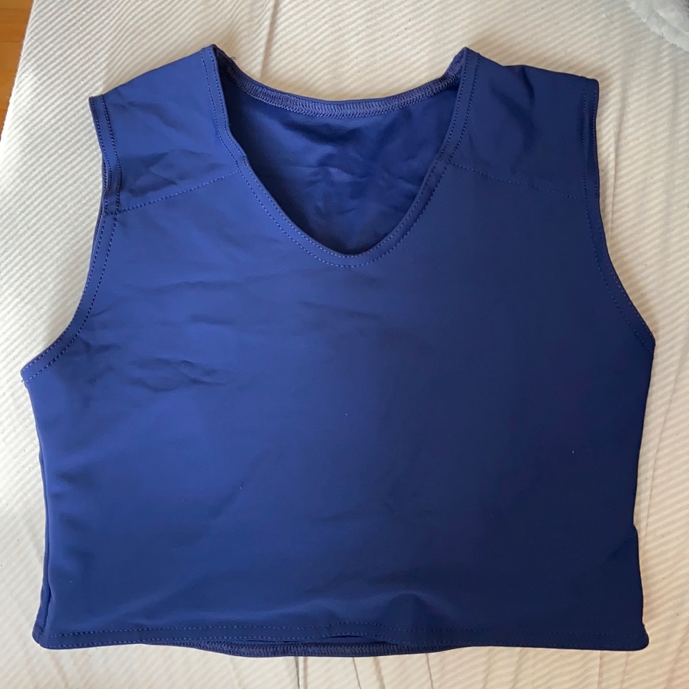 Blue half length gc2b chest binder
